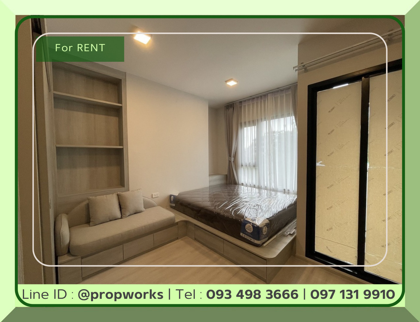 [For Rent] 🎉RCBL19165🎉🏢COBE Ratchada - Rama 9  | ***Multiple Move-In Ready Units Available!***
