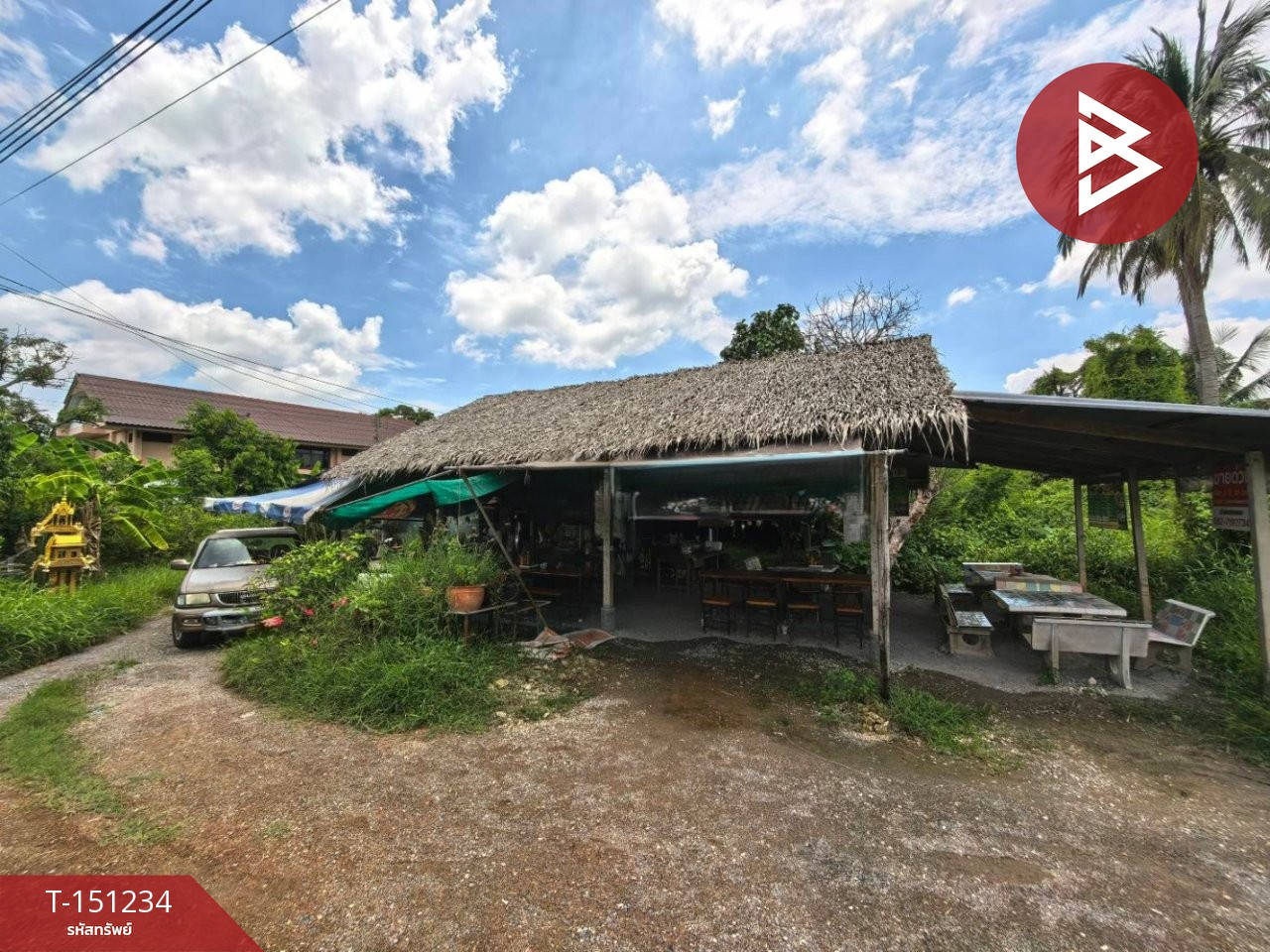 Empty land for sale, area 198 square meters, Amphawa, Samut Songkhram, good location next to the road. – รูปที่ 2