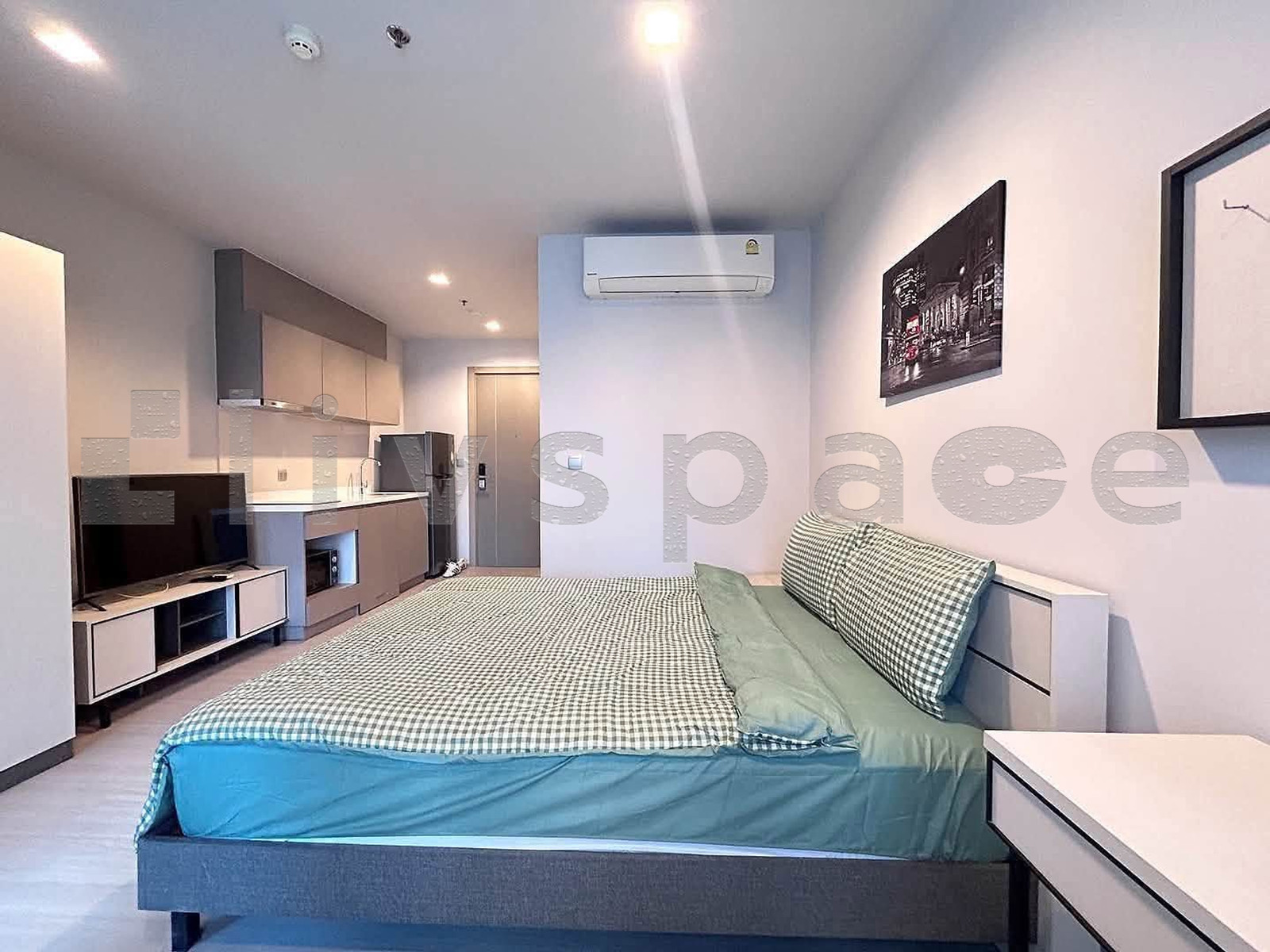 ▚ L1JC0Bツ ให้เช่า Life Asoke Rama 9 Studio 26ตร.ม. ราคาดี เฟอร์และเครื่องใช้ไฟฟ้าครบ พร้อมเข้าอยู่✨ – รูปที่ 3