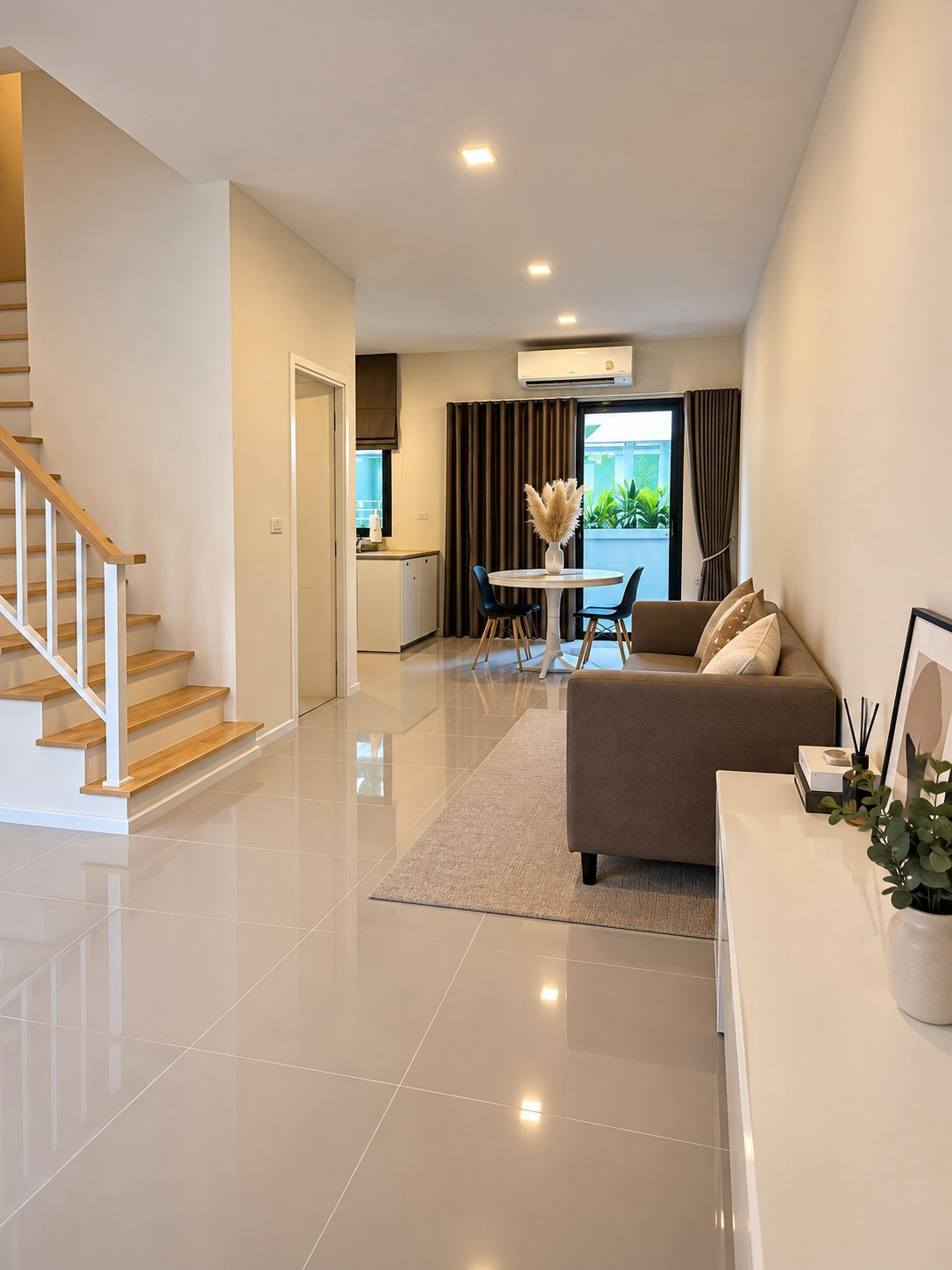 #For rent, 2-story townhome, Reseo Home Ramintra - Chatuchot project, premium Japanese style townhome, 3 bedrooms | 2 bathrooms | Rent 18,500 baht/month, common fees included. – รูปที่ 3