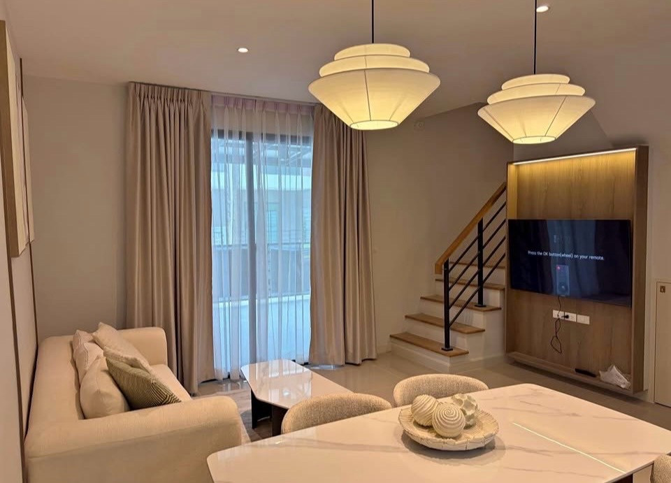 🌟For Rent: Brand-New Townhome at Pleno Sukhumvit–Bangna 3. Two-storey townhome, fully furnished and beautifully decorated, featuring 3 bedrooms and 2 bathrooms.💥Rental Fee: 38,000 THB/month. 🌟For Rent: Brand-New Townhome at Pleno Sukhumvit–Bangna 3. Two-storey townhome, fully furnished and beautifully decorated, featuring 3 bedrooms and 2 bathrooms.💥Rental Fee: 38,000 THB/month.