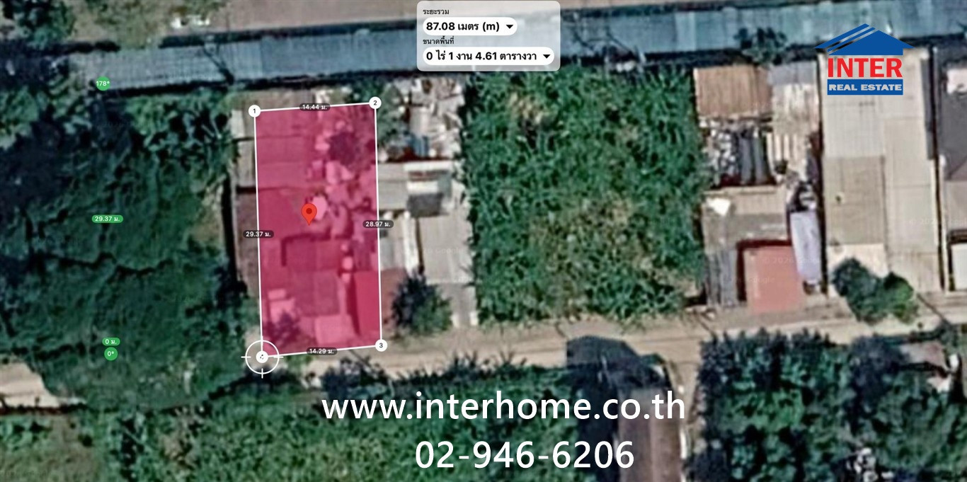 ที่ดินเปล่า 106 ตร.ว. ที่ดิน ซอยรัชดาภิเษก36 แยก9-3-6 ซอยเสนานิคม1 ใกล้มหาวิทยาลัยจันทร์เกษม ใกล้หมู่บ้านสวนธนรัชดาภิเษก เขตบางเขน กรุงเทพมหานคร  – รูปที่ 2