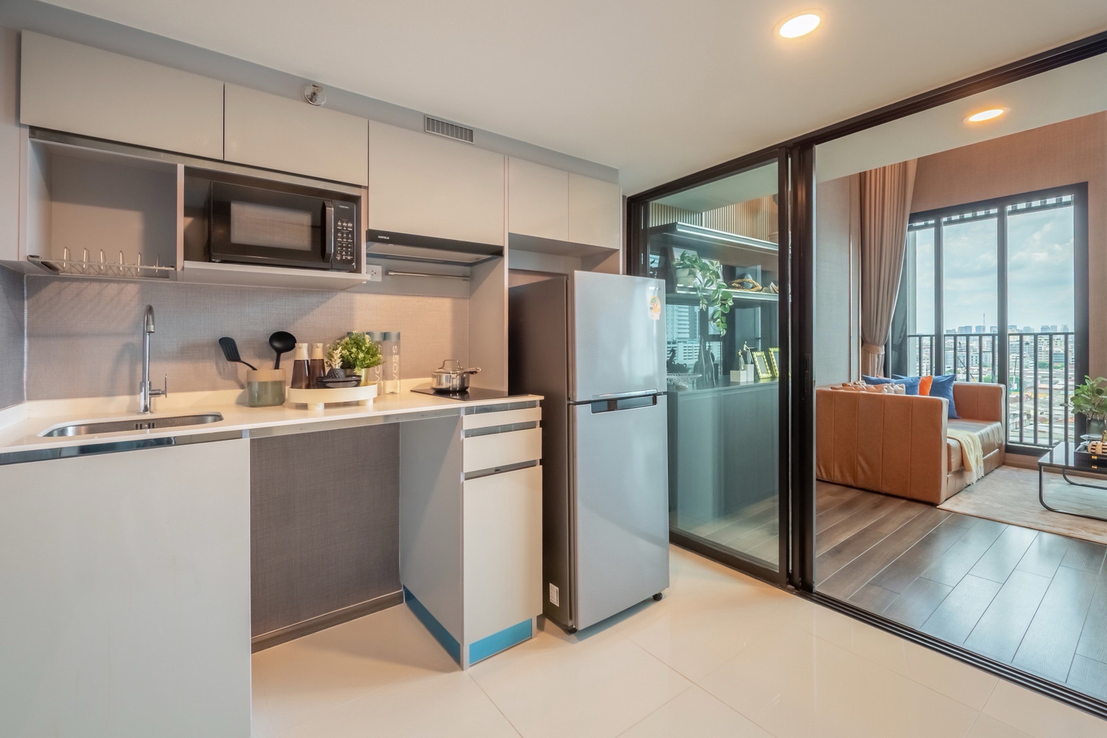 เช่า ➖ 1 ห้องนอนใหญ่ Duplex ใกล้ MRT พระราม9 – รูปที่ 3