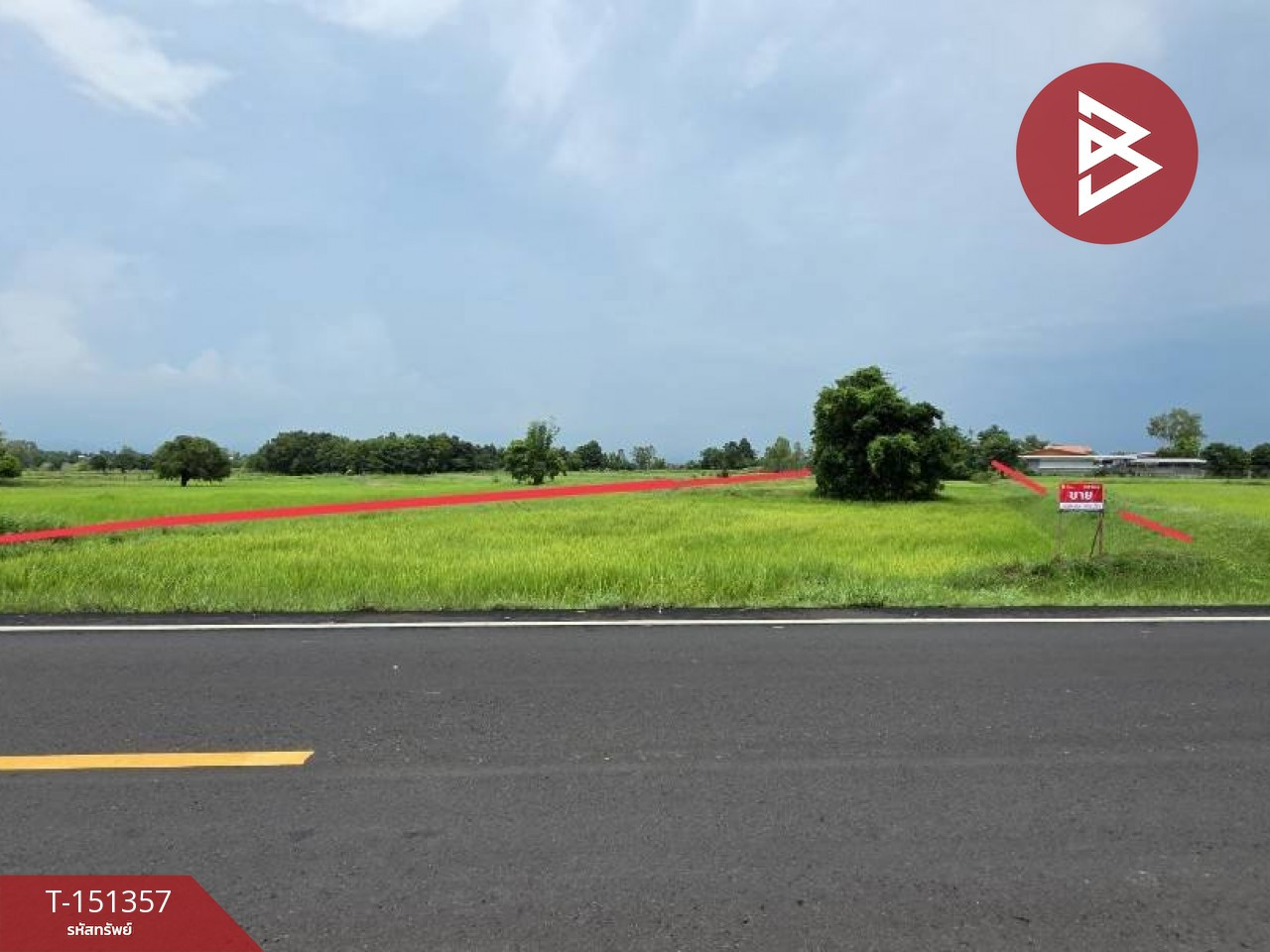 Land for sale, area 5 rai 93 sq m, Si Somdet, Roi Et. – รูปที่ 2