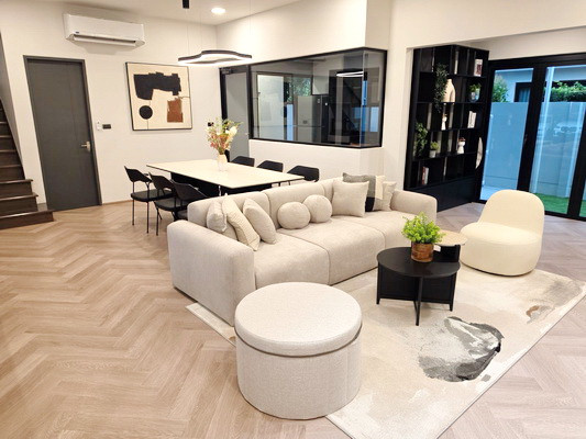 [ให้เช่า] หมู่บ้าน วีเว่ บางนา กม.7 / 3 ห้องนอน 4 ห้องน้ำ / 41 ตรว. 225 ตรม. **105,000** โมเดิร์นทาวน์โฮมโครงการหรู บ้านตกแต่งสวย เฟอร์นิเจอร์และเครื่องใช้ไฟฟ้าครบชุด เดินทางสะดวก พร้อมเข้าอยู่ เพียง 5 นาทีจากห้างเมกาบางนา – รูปที่ 4