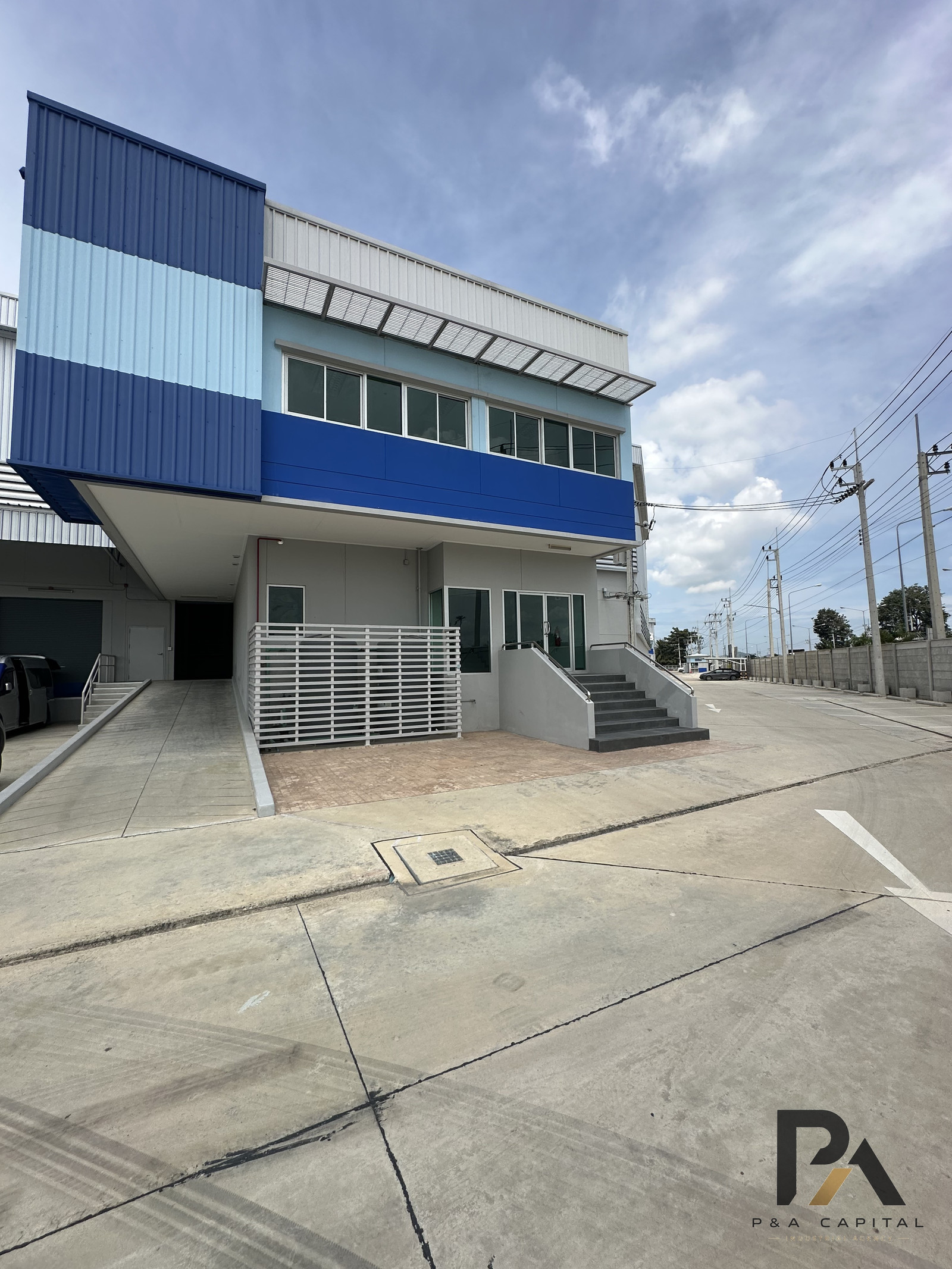โกดังเก็บสินค้า 2 ชั้น (แหลมฉบัง) ให้เช่า ขนาด 2,768ตร.ม + พื้นที่ office 199ตร.ม – รูปที่ 2