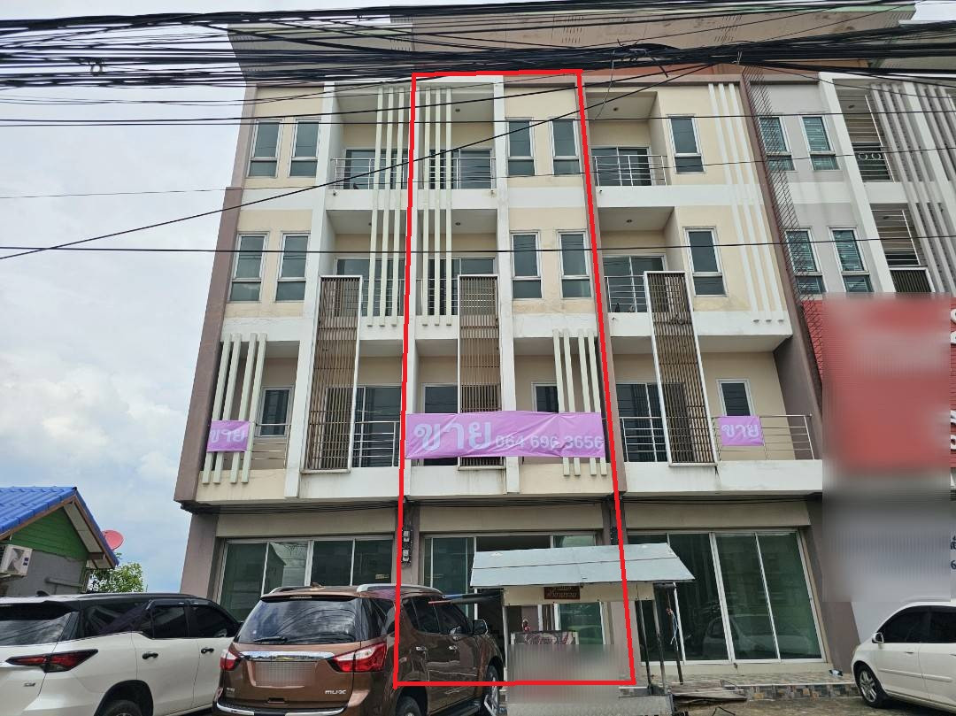4-story commercial building for sale, next to the main road 3111 (Pathum Thani – Sam Khok – Sena), Sam Khok, Pathum Thani. 4-story commercial building for sale, next to the main road 3111 (Pathum Thani – Sam Khok – Sena), Sam Khok, Pathum Thani.