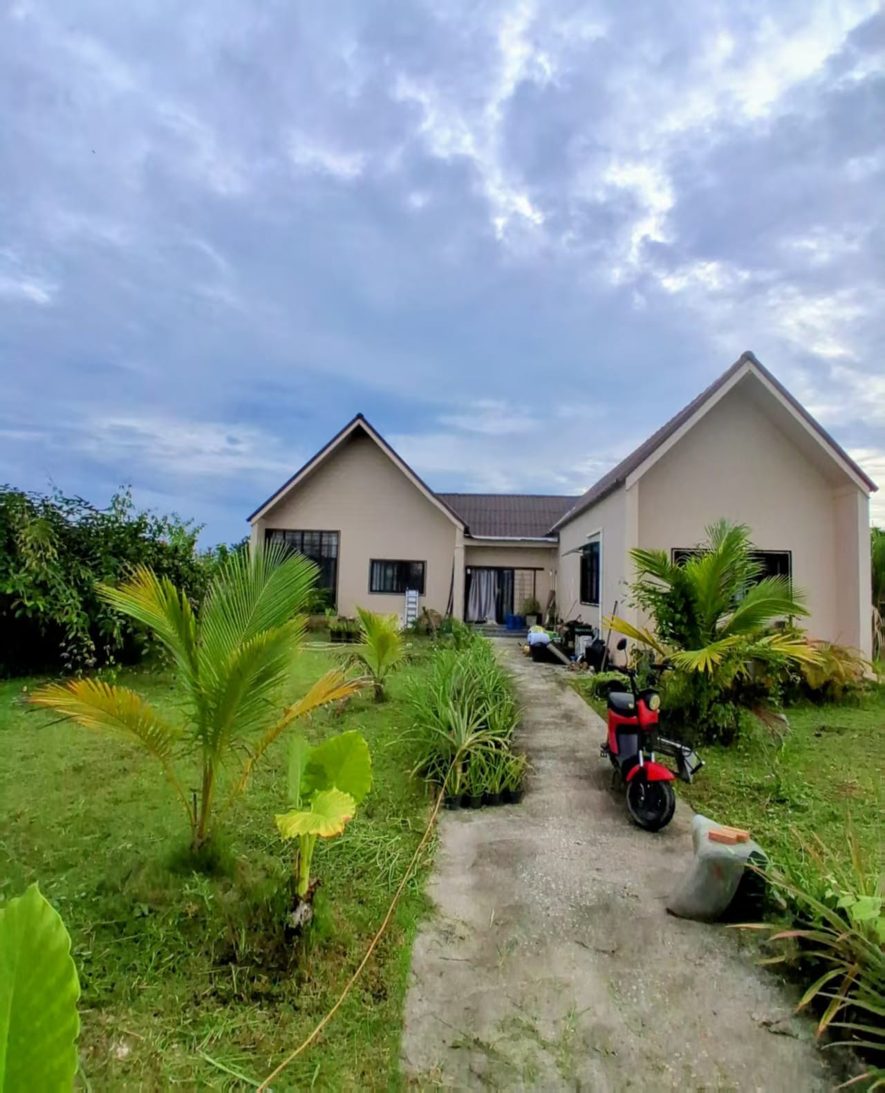 A large villa that allows tenants to build and sublet; the property is located very close to the night market in downtown Chiang Rai.ประกาศขายบ้าน ทำเลใกล้สวนสาธารณะ Royal Park ในย่านรอบเวียงหนองด่าน