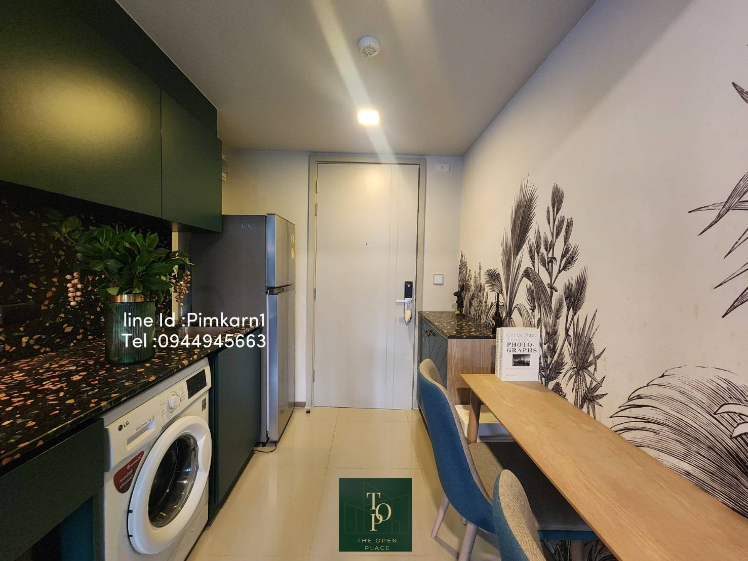 The Base Sukhumvit 50 <<1 Bedroom For Rent>>📍Location: Sukhumvit 50 ( has shuttle services to On Nut ) :Fully Furnished – รูปที่ 3