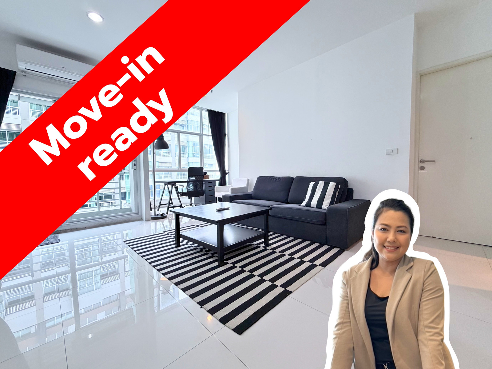 ให้เช่าคอนโด The Fourwings Residence | 1 ห้องนอน 68 ตร.ม. REF. F122911