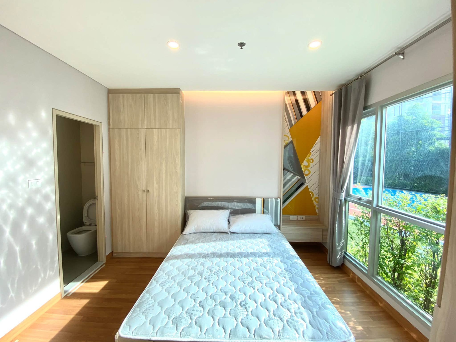 🌿 New room, garden view, 1st floor, only 11,000 baht/month! 🔥 ✨ Lumpini Park Vibhavadi-Chatuchak – รูปที่ 2