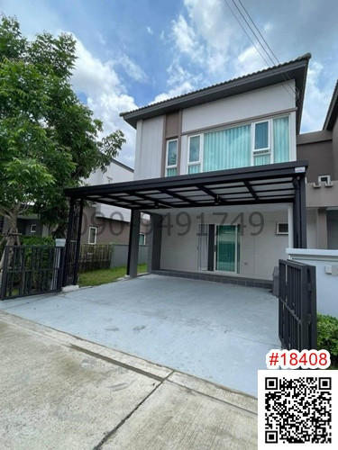 For rent, 2-story semi-detached house, Grand Pleno Village, Mega Bangna, next to Mega Bangna. For rent, 2-story semi-detached house, Grand Pleno Village, Mega Bangna, next to Mega Bangna.