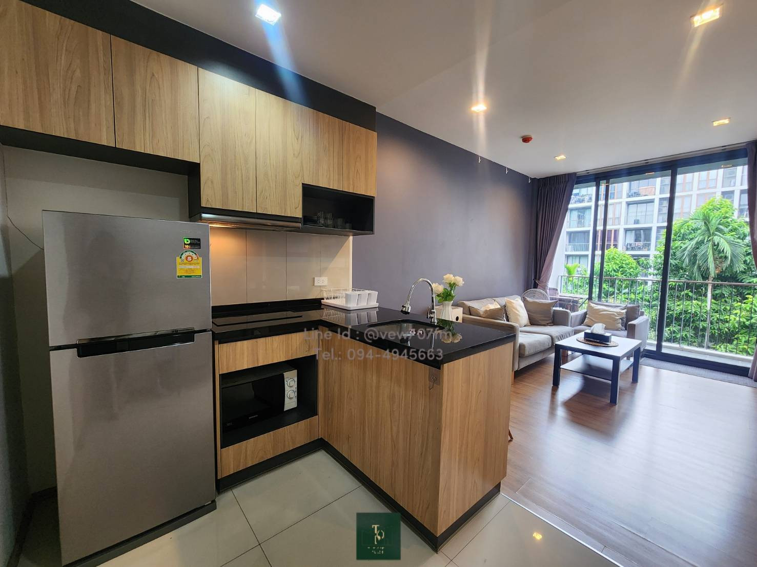 Hasu Haus <<1 Bedroom For Rent>>📍Location: Sukhumvit 77 ( has shuttle services to On Nut ) :Fully Furnished – รูปที่ 2