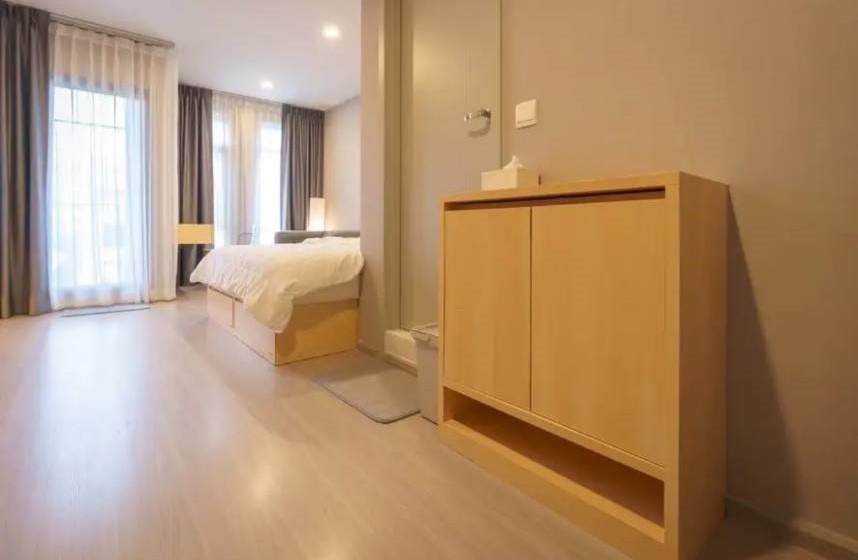 Condo for rent, Aspire Asoke - Ratchada, near MRT Rama 9, area 25 sq m., 6th floor, beautiful view, with built-in furniture. – รูปที่ 2