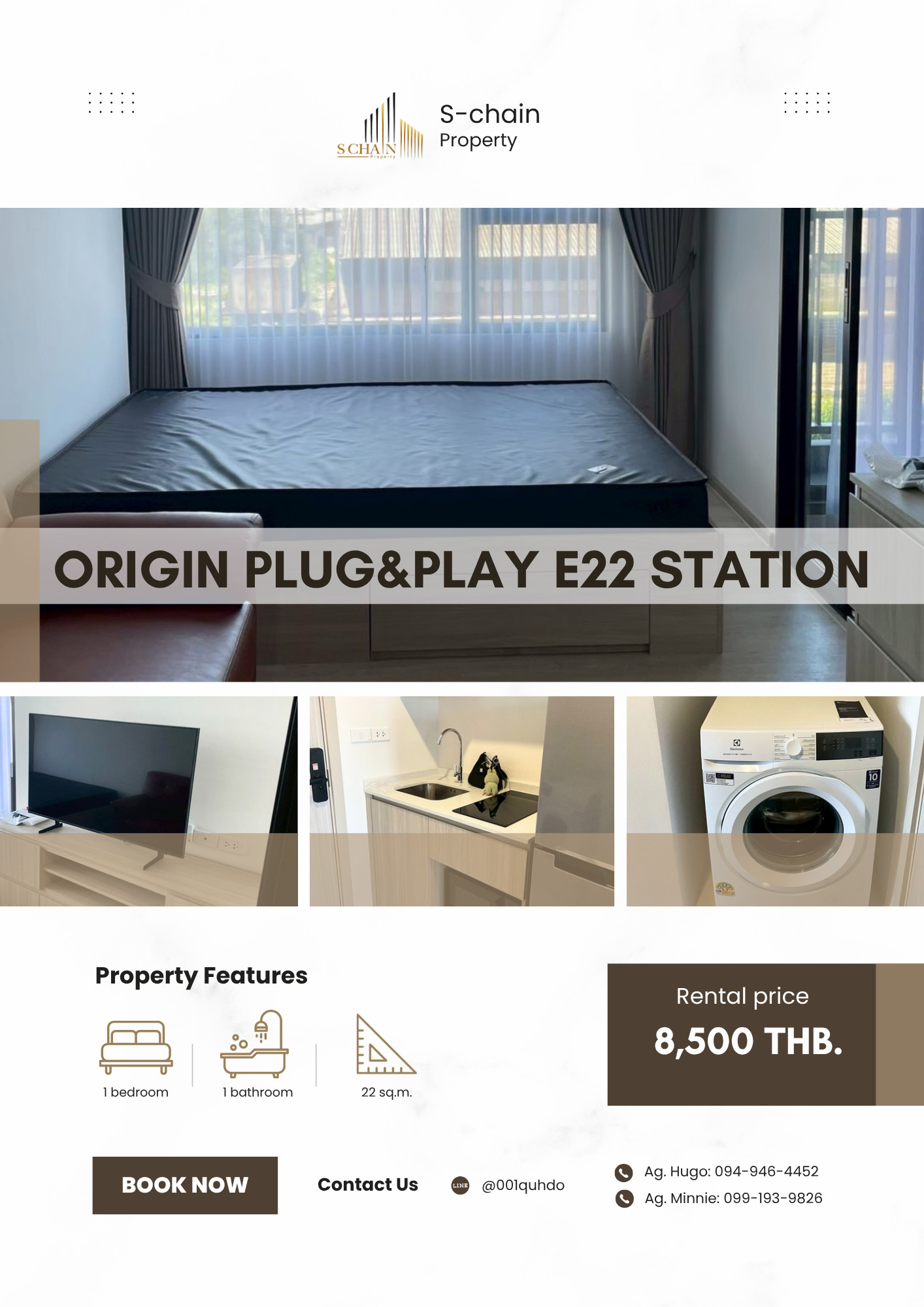 🍓🚆 Next to BTS wire line 0 m.! Low price💕 Origin Plug & Play E22 Station ✨ NO-046 🍓🚆 Next to BTS wire line 0 m.! Low price💕 Origin Plug & Play E22 Station ✨ NO-046