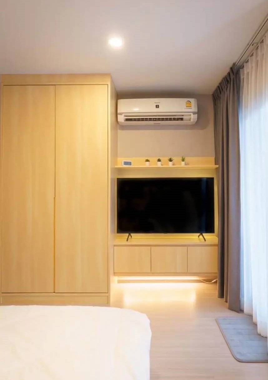 Condo for rent, Aspire Asoke - Ratchada, near MRT Rama 9, area 25 sq m., 6th floor, beautiful view, with built-in furniture. – รูปที่ 4
