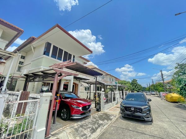 H0830♚ขาย บ้านเดี่ยว 4 ห้องนอน⚝หมู่บ้านชวนชื่น รามอินทรา 65♜MRT วัชรพล∞099-5919653,065-9423251▚Line@743uyyqu