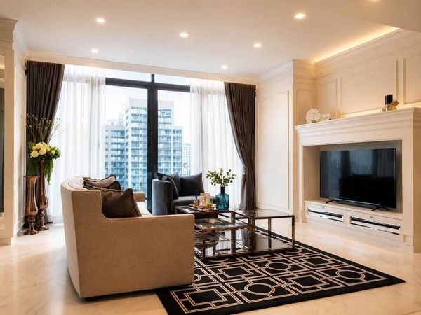 LTHC16169 - Luxury Condo FOR RENT The Monument Thonglor 125 sqm. 2 Beds 2 Baths Near BTS Thonglor 140K/Month