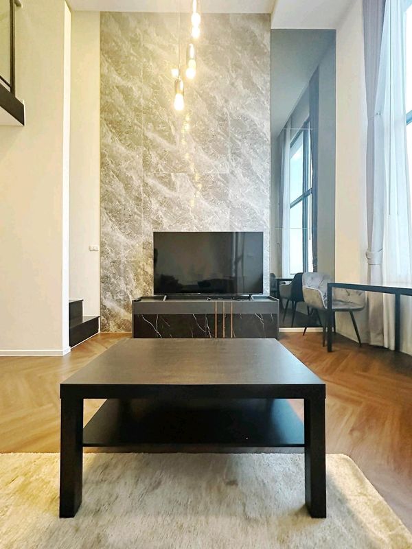Double Volume, ceiling height 4.4 meters | 19th floor | Beautiful view | Near BTS On Nut only 300 m. Ready to move in 2 October 2026