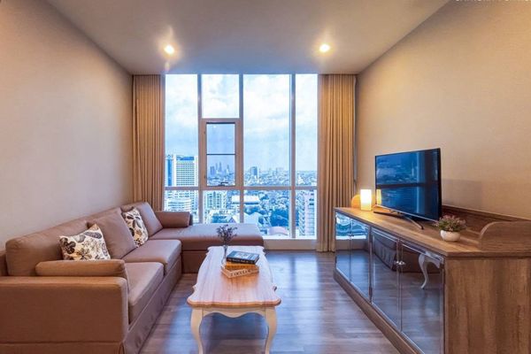 LTHC16175 - Luxury Condo FOR SALE The Room Sathorn 78 sqm. 2 Beds 2 Baths Near BTS Surasak & Saint Louis 12.5MB