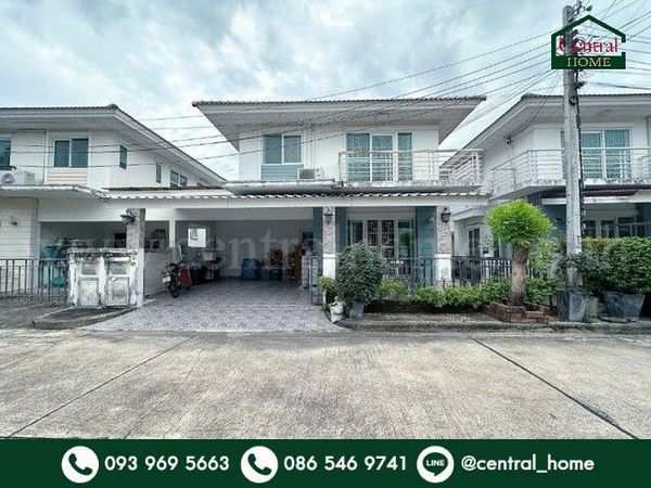 บ้านแฝด เพอร์เฟค พาร์ค พระราม 5 - บางใหญ่ สภาพดี พร้อมอยู่ ต่อเติมเต็ม 