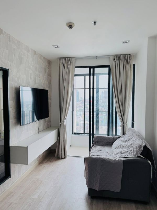 💥 [𝐏-𝟏𝟎𝟑𝟐𝟎] FOR RENT : Ideo Mobi Sathorn Beautiful City View! Near BTS Krung Thon Buri 𝟏𝟓,𝟎𝟎𝟎 THB/m. | Line ID @easycondoplus | 099-229-6397