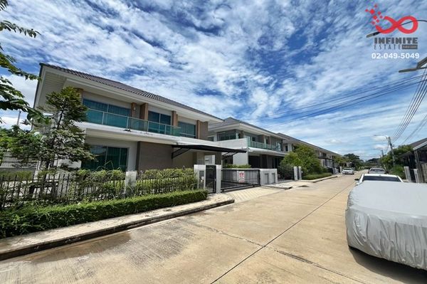 2-story detached house for sale, 56 sq m, Perfect Place Phase 9, Lat Krabang, near Suvarnabhumi Airport.