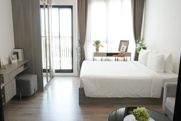 🏙️ For rent KnightsBridge Sukhumvit-Theparak ✨ Beautiful room, high floor, good view, ready to move in! 🛏️ 1 bedroom | 23 sq m. | High floor 🛋️ Fully furnished, ready to move in 📶 Free WiFi 🔑 Ready to move in immediately