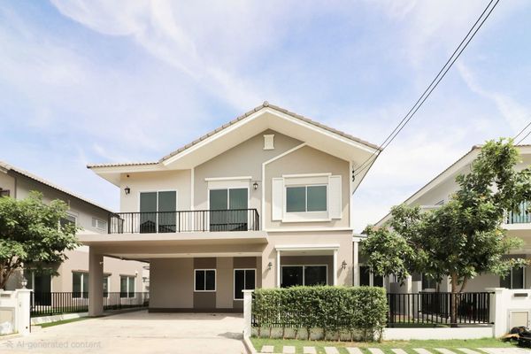 Single house for rent, Casa Legend Rama 5–Ratchapruek (60 sq m.), 4 bedrooms, 5 bathrooms, near Central Westville.
