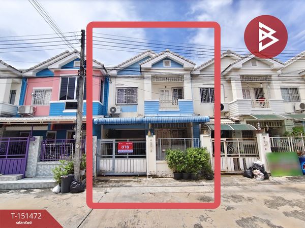 ขายทาวน์เฮ้าส์ หมู่บ้านวิเศษสุขนคร สีฟ้า (Wisetsuk Nakhon See Fah) สมุทรสาคร 