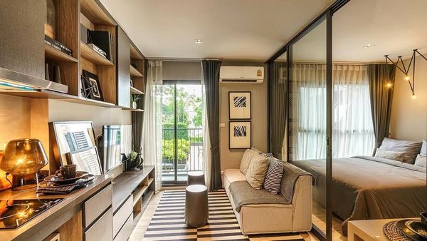 💥 [ 𝐏-𝟏𝟑𝟕𝟓𝟕𝟗 ] FOR RENT : Aspen Condo Lasalle Peaceful Garden Views! Near MRT Si Lasalle 𝟗,𝟓𝟎𝟎 THB/mo. | Line @easycondoplus | 099-229-6397