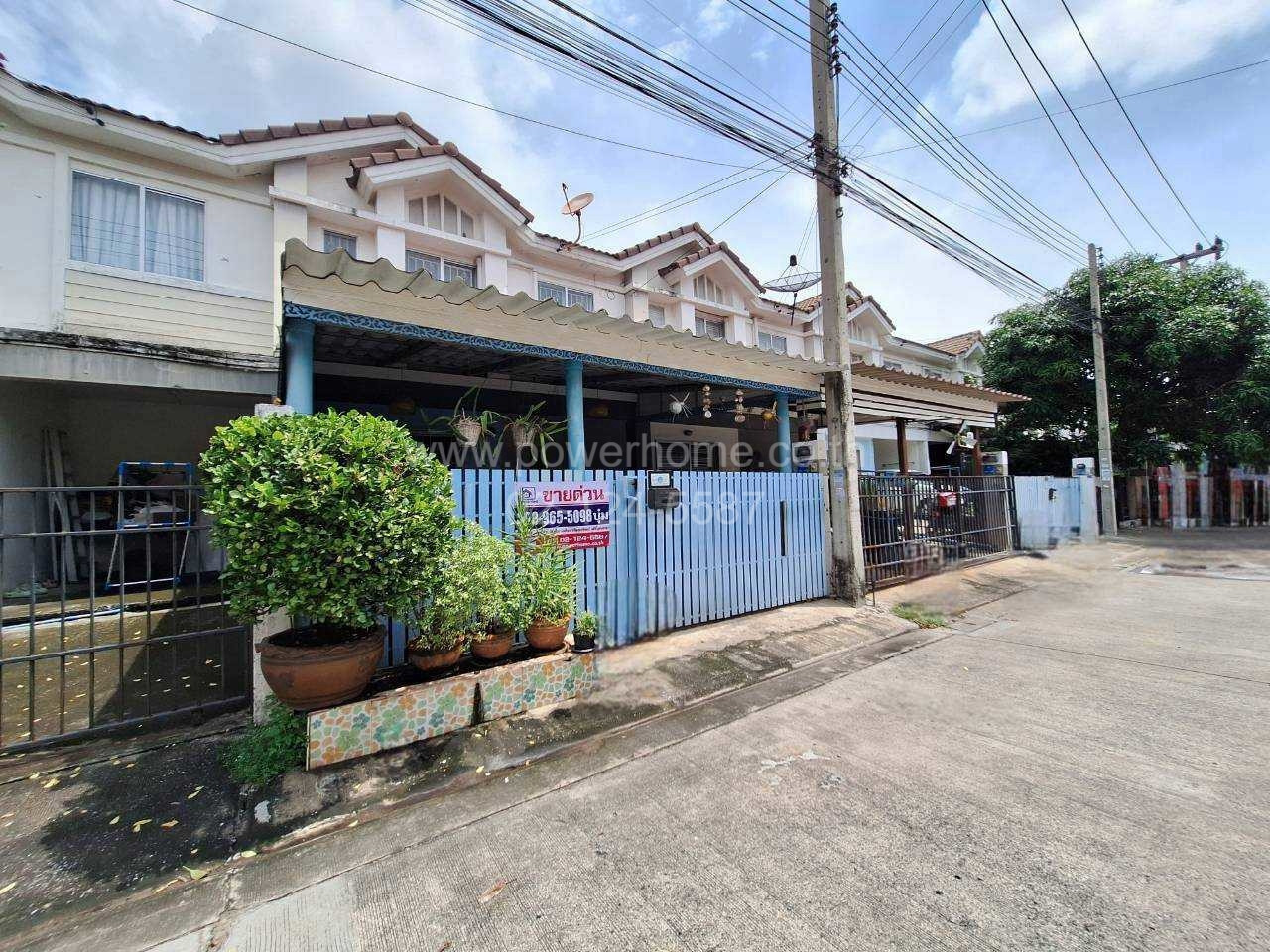 2-story townhouse, Pruksa Village 57, wide road, potential location on the Rangsit-Lam Luk Ka-Khlong 3 zone, near the BTS Green Line, Khu Khot Station. – รูปที่ 3