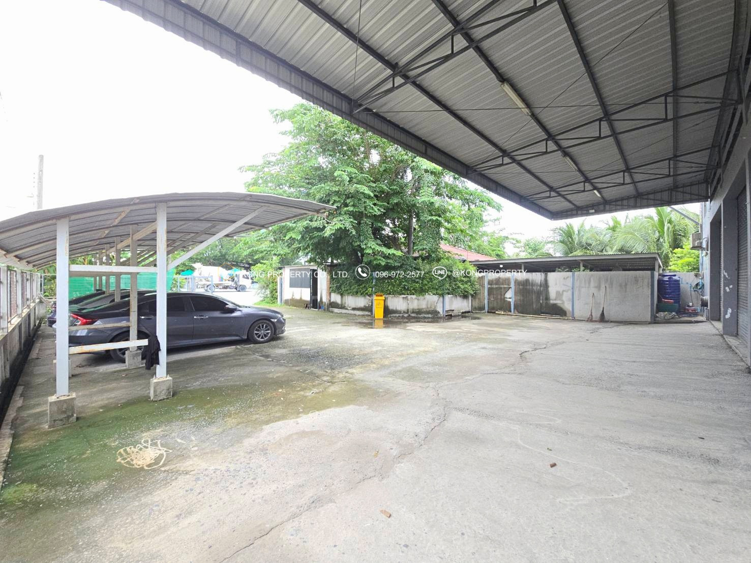 ให้เช่าโกดังติดถนนใหญ่ บางเลน – บางใหญ่ นนทบุรี ทำเลดี เหมาะสำหรับเก็บสินค้า คลังสินค้า หรือธุรกิจที่ต้องการหน้าร้านและพื้นที่จอดรถ – รูปที่ 3