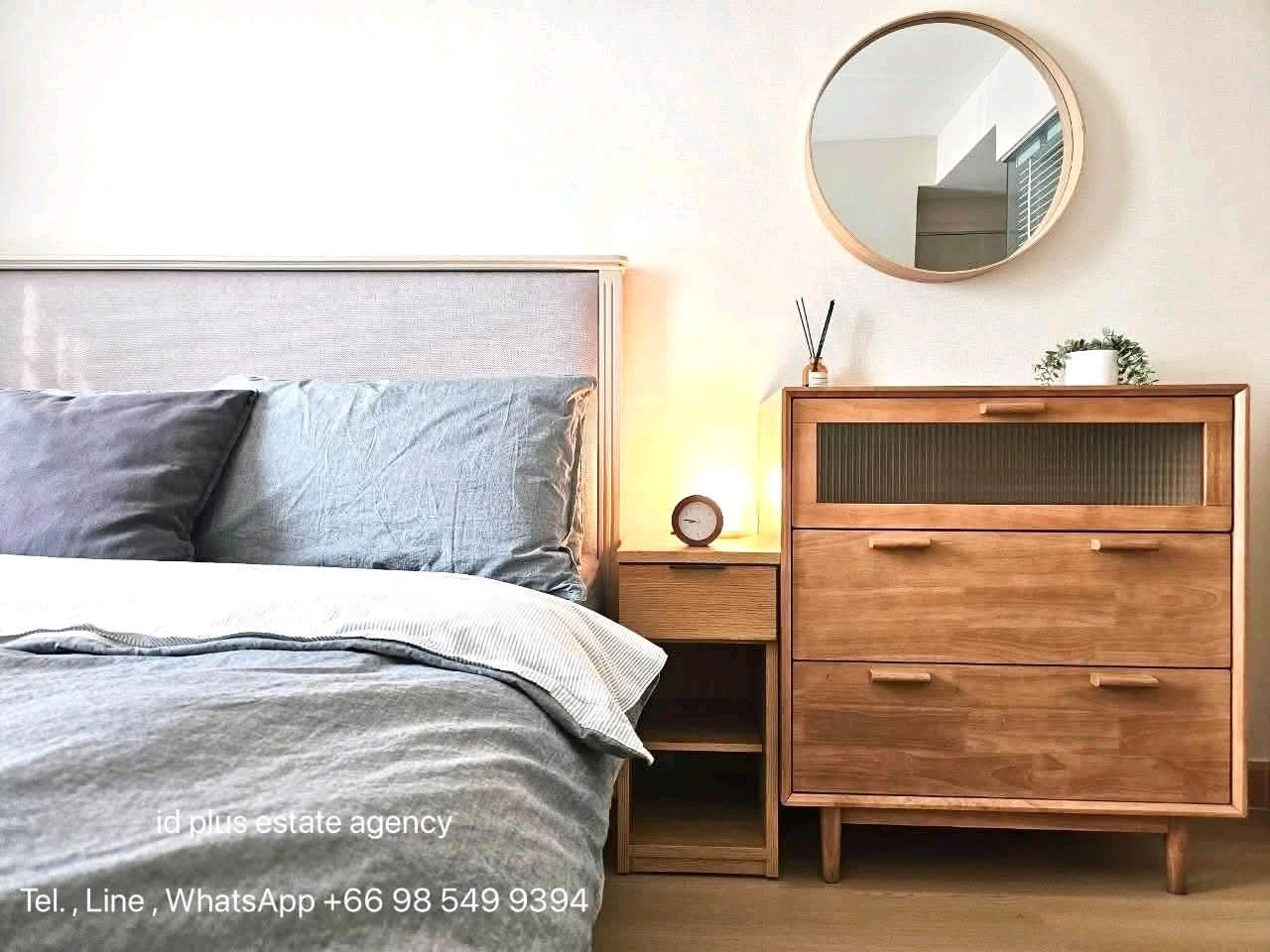Condo Pet friendly for rent 🐈 1 bedroom 1 bathroom for 34 sq.m 6th floor. fully furnished and electrical appliances. To EmQuartier 1.1 Km. Rental Only for 24,000 / m. – รูปที่ 2