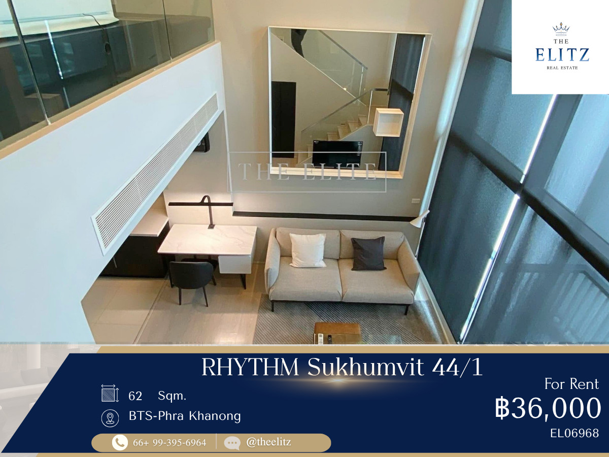 ✨ Rare Duplex Unit - High Ceiling &amp; Expansive Space | Ultimate BTS Phra Khanong Convenience ✨