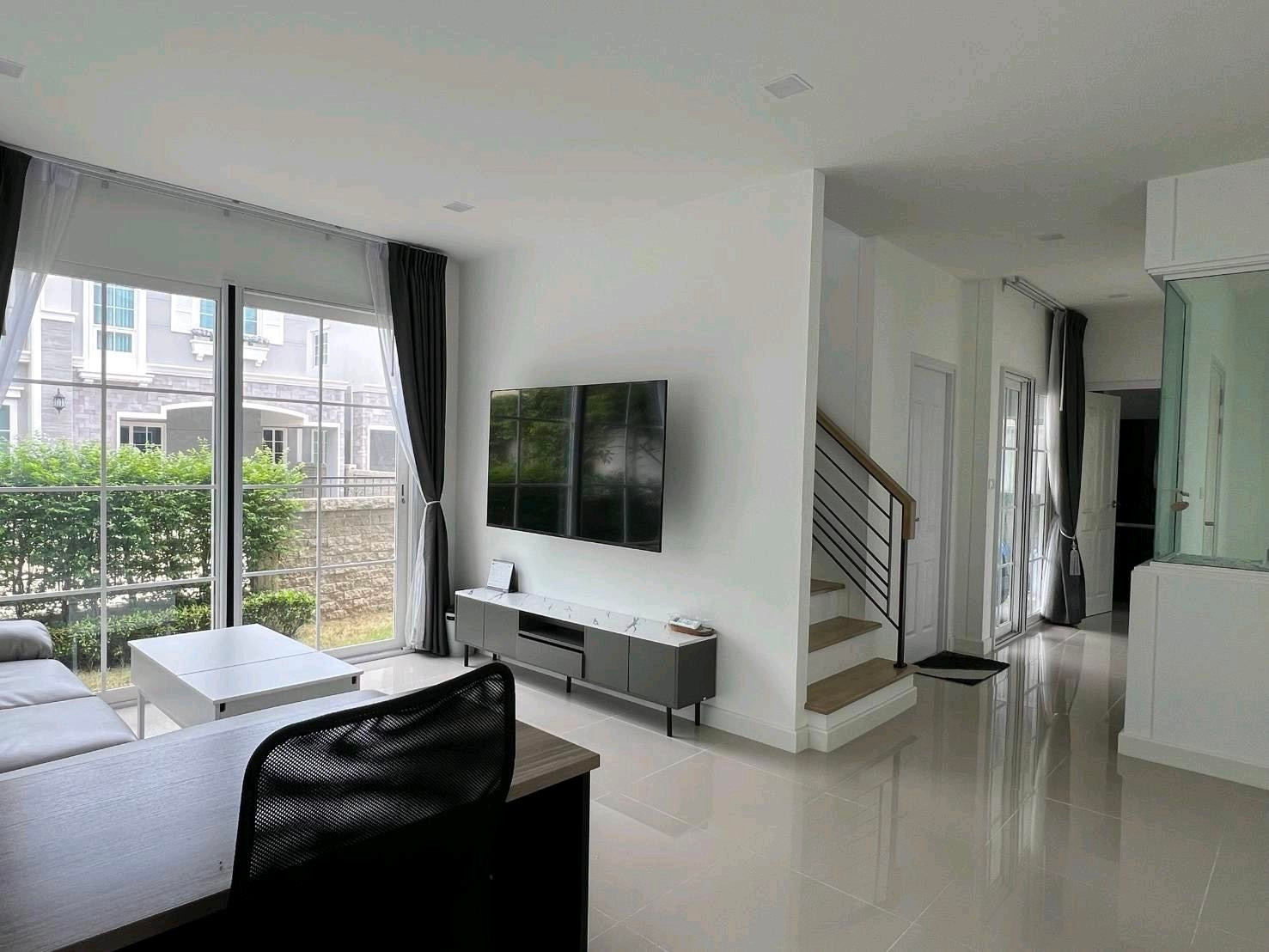 🏡✨ FOR RENT | PRESTIGE FUTURE – RANGSIT 4 ห้องนอน 3 ห้องน้ำบ้านเดี่ยวโครงการใหม่ | หลังริม | พร้อมเข้าอยู่ ⭐ 💰 ค่าเช่า 40,000 บาท/เดือน – รูปที่ 2