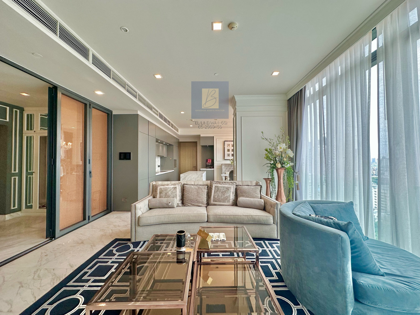 ให้เช่าคอนโดระดับ Ultra luxury, The Monument Thong Lo, ห้องกว้าง 125 ตรม. แต่งสวย วิวสวย ตั้งอยู่ในซอยทองหล่อ ✨ – รูปที่ 2
