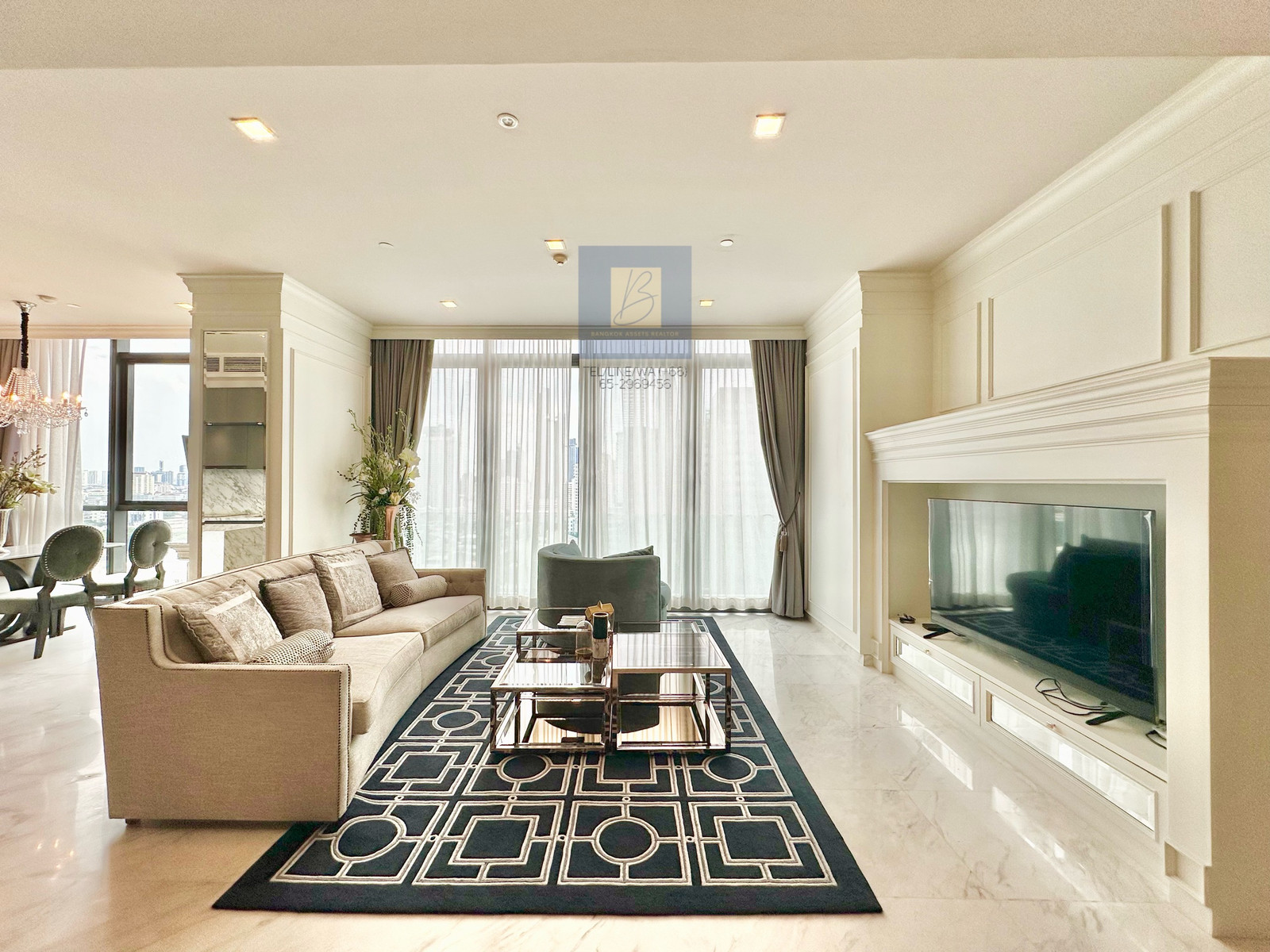 ให้เช่าคอนโดระดับ Ultra luxury, The Monument Thong Lo, ห้องกว้าง 125 ตรม. แต่งสวย วิวสวย ตั้งอยู่ในซอยทองหล่อ ✨ – รูปที่ 3
