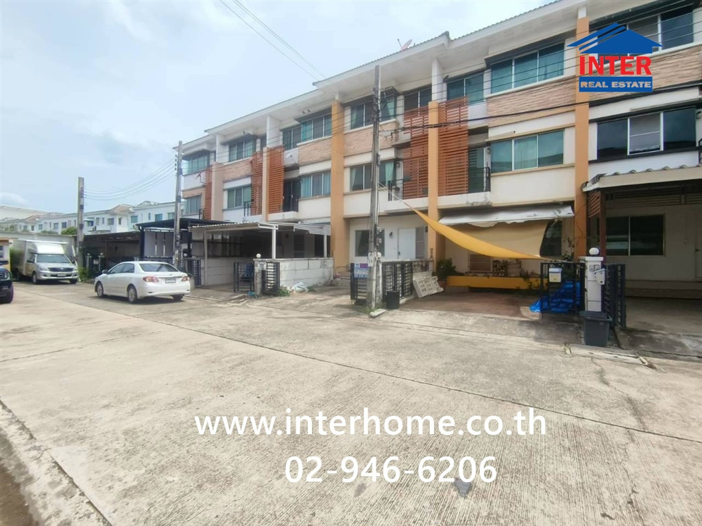 ทาวน์เฮ้าส์ 3 ชั้น 22.5 ตร.ว. หมู่บ้านทาวน์พลัส สุวรรณภูมิ ใกล้สนามบินสุวรรณภูมิ ถนนกิ่งแก้ว ถนนบางนา-ตราด บางพลี สมุทรปราการ  – รูปที่ 3