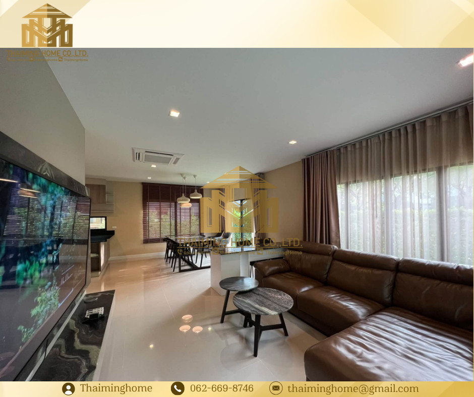 ให้เช่าบ้านเดี่ยว 2ชั้น 4ห้องนอน 1ห้องแม่บ้าน 3ห้องน้ำ 4ที่จอดรถ ห้องครัว กิ่งแก้ว บางพลี ใกล้สุวรรณภูมิ เมกาบางนา (TH8-8826)  – รูปที่ 4