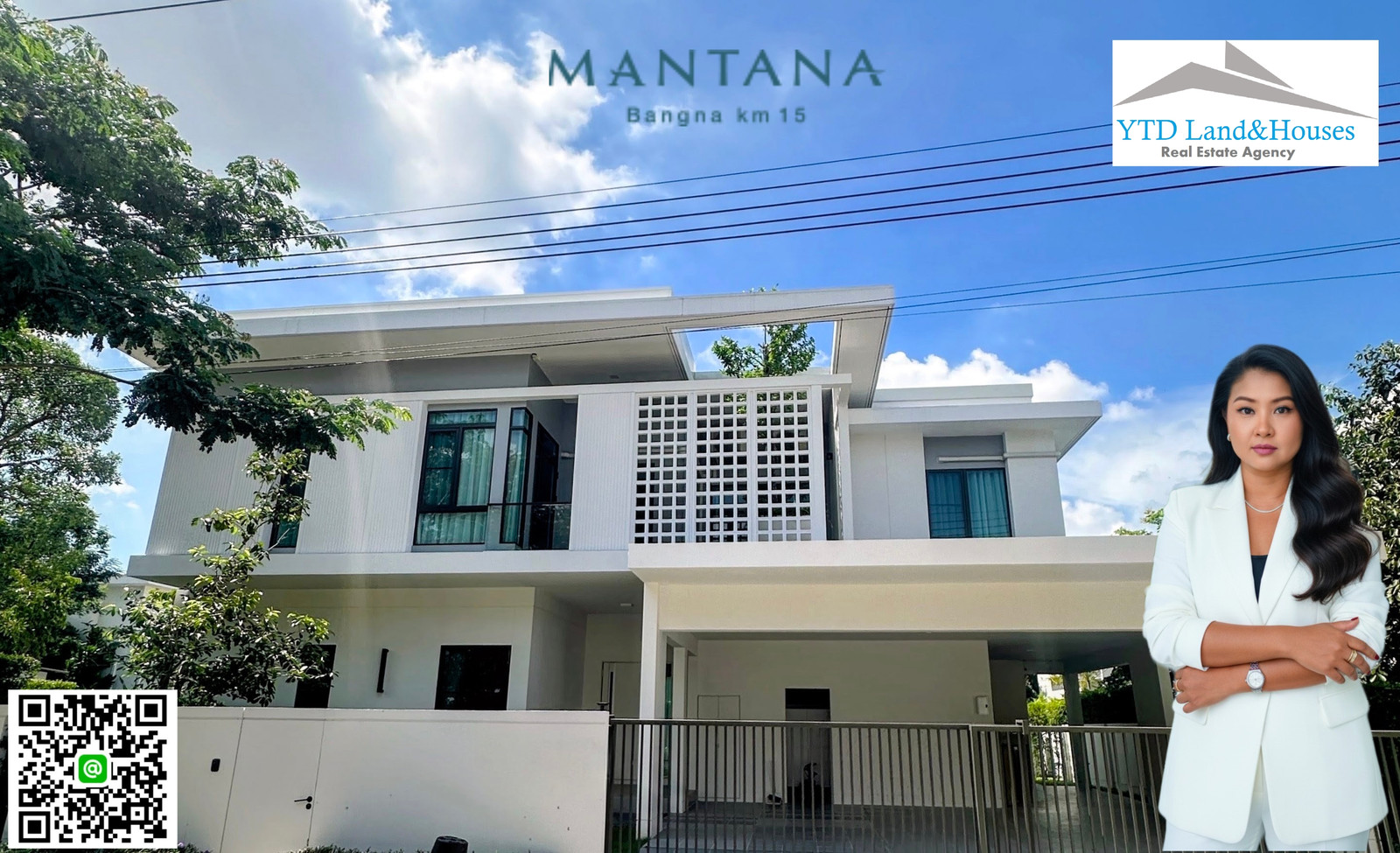 For rent beautifully furnished House Mantana Bangna KM.15 Fully furnished, corner plot, Road width 12 Meters 220,000 Baht/Month Listing No: YT01-2589 For rent beautifully furnished House Mantana Bangna KM.15 Fully furnished, corner plot, Road width 12 Meters 220,000 Baht/Month Listing No: YT01-2589