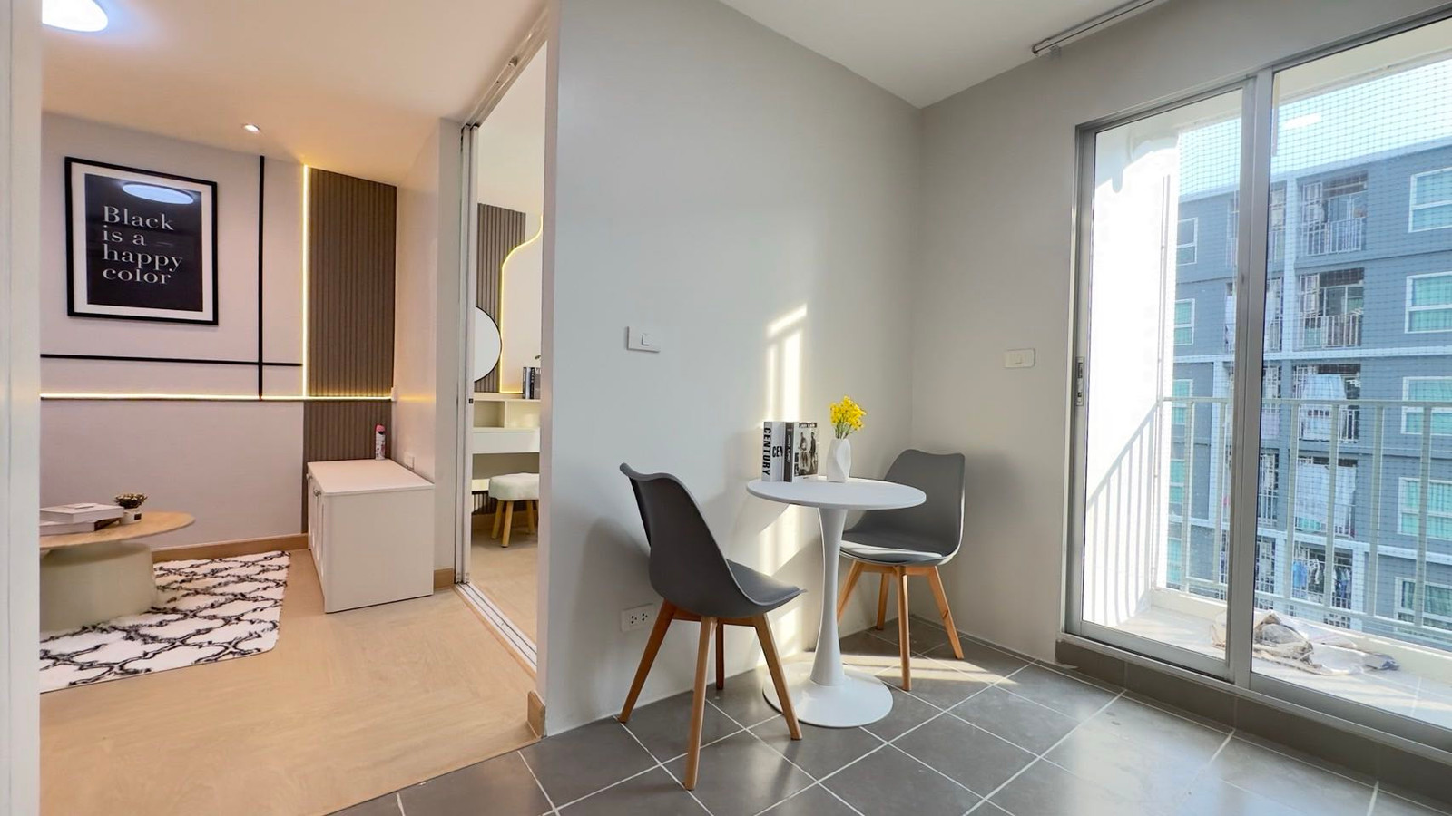 📊🏠 [ D condo Ramkhamhaeng 9 ] 1 bedroom condo, Ramkhamhaeng - Rama 9 location, price less than 2 million. This room meets the needs of both buying to live in or buying to rent 💥💥