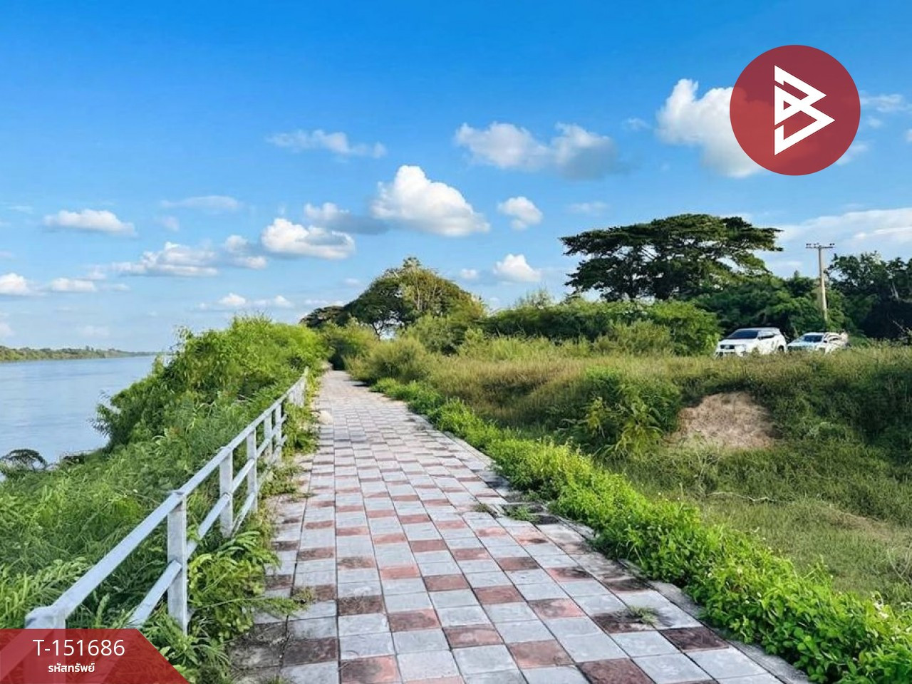 Land for sale, already filled in, area 210 sq m, Don Tan, Mukdahan, next to the Mekong River. – รูปที่ 4