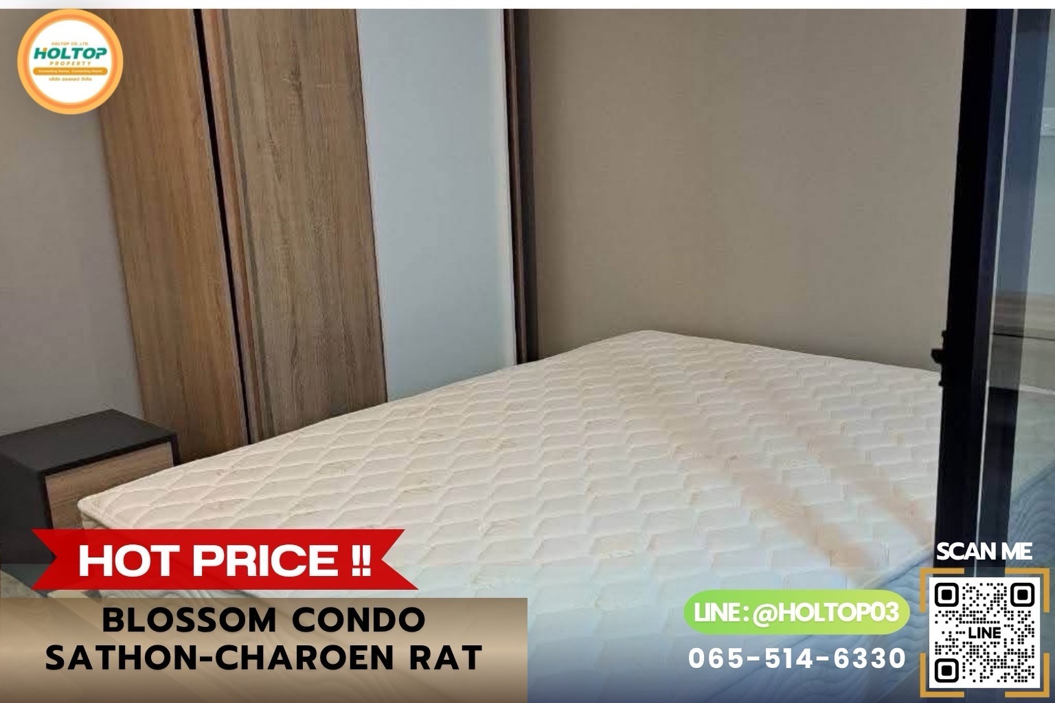 #L1395 Condo for rent Blossom Condo Sathon-Charoen Rat. #L1395 Condo for rent Blossom Condo Sathon-Charoen Rat.