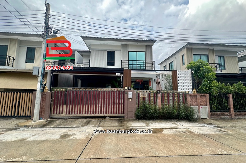 2-story twin house, area 36.4 sq m. The Plant Bangna-Wongwaen: The Plant Bangna-Wongwaen (Sukapiban 2 Soi 27), Sukhapiban 2 Road, Racha Thewa Subdistrict, Bang Phli District, Samut Prakan. 2-story twin house, area 36.4 sq m. The Plant Bangna-Wongwaen: The Plant Bangna-Wongwaen (Sukapiban 2 Soi 27), Sukhapiban 2 Road, Racha Thewa Subdistrict, Bang Phli District, Samut Prakan.