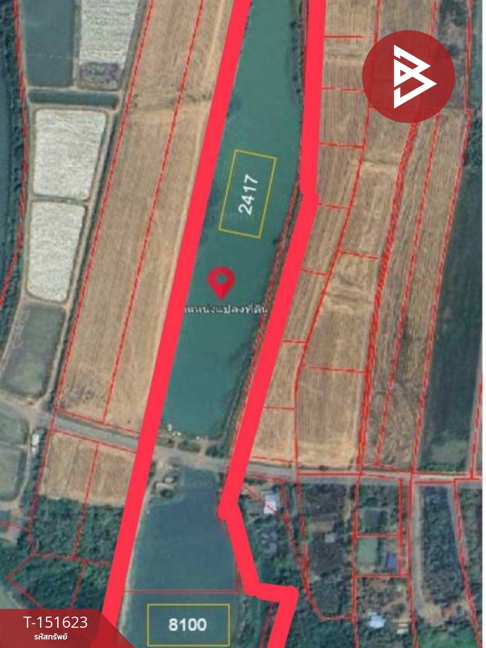 ขายที่ดินบ่อเลี้ยงปลา เนื้อที่ 40 ไร่ 1 งาน 37 ตร.วา บ้านสร้าง ปราจีนบุรี – รูปที่ 4