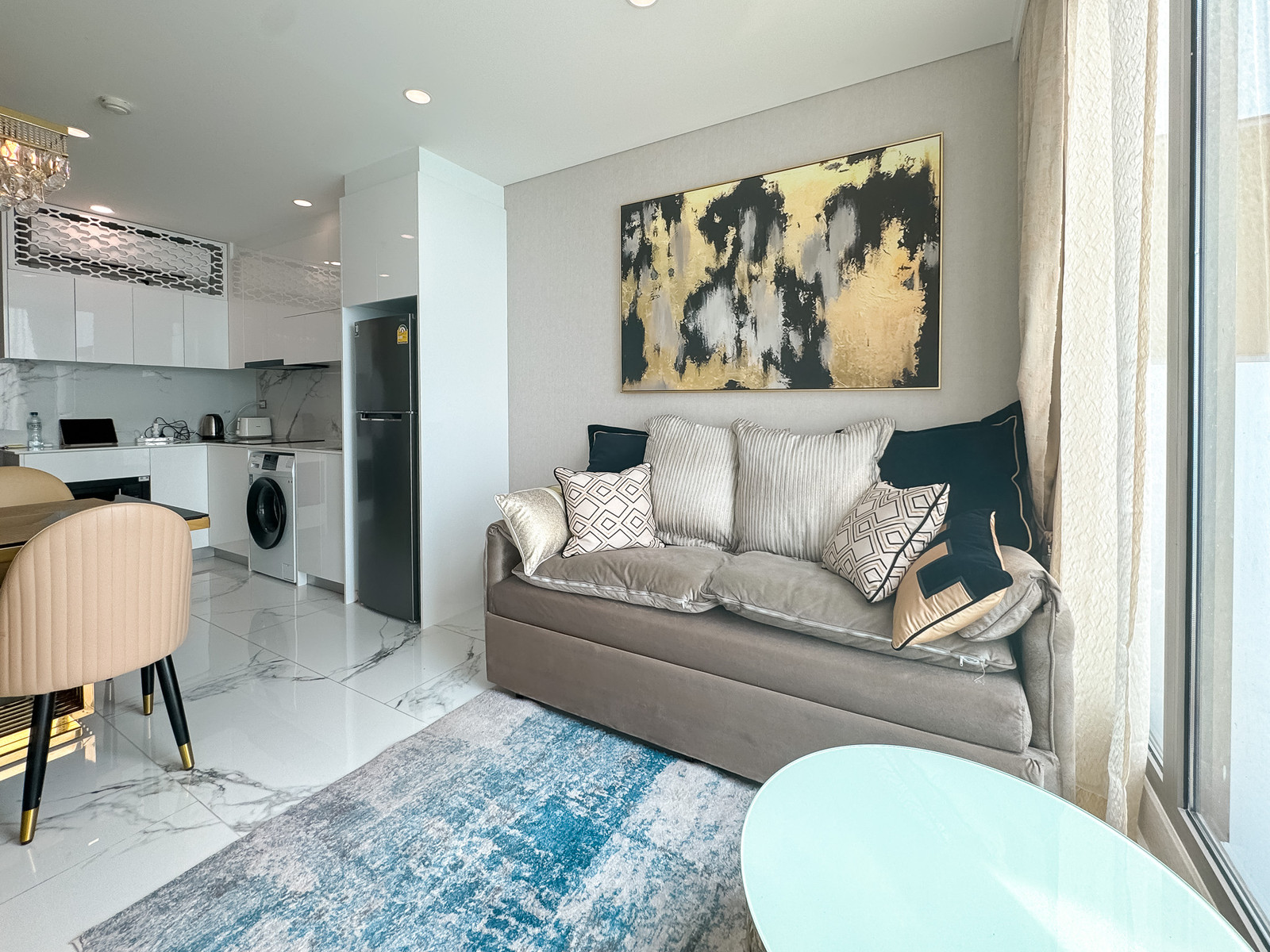 🌊 คอนโดวิวทะเล ชั้น 48 | 2 ห้องนอน ใกล้หาดจอมเทียน 🏡 โคปาคาบาน่า บีช จอมเทียน (Sea View) – รูปที่ 3