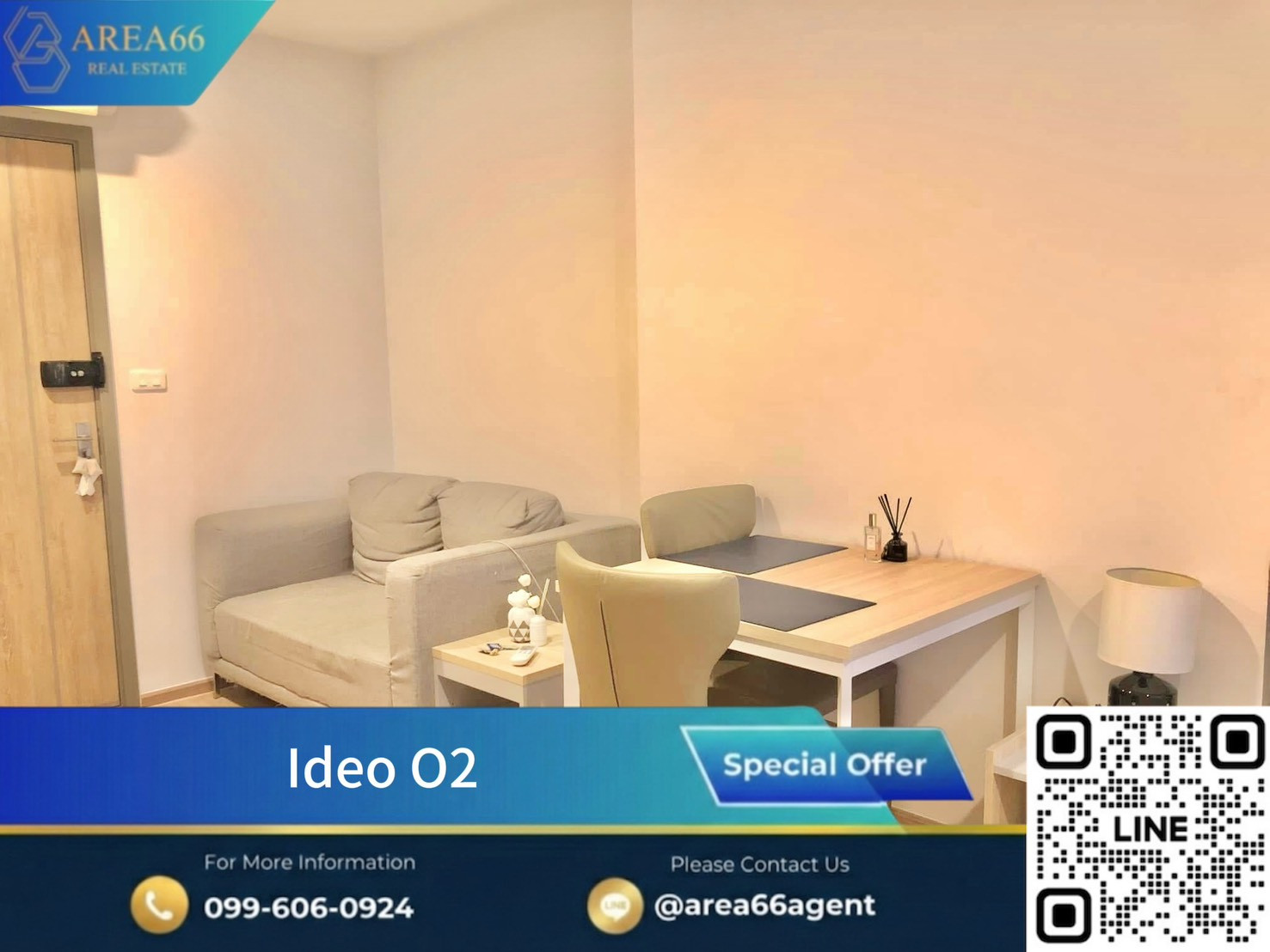 🔥 Nice condo for sale ❗️ Happy to live in it yourself, can invest in IDEO O2 near BTS Bangna.