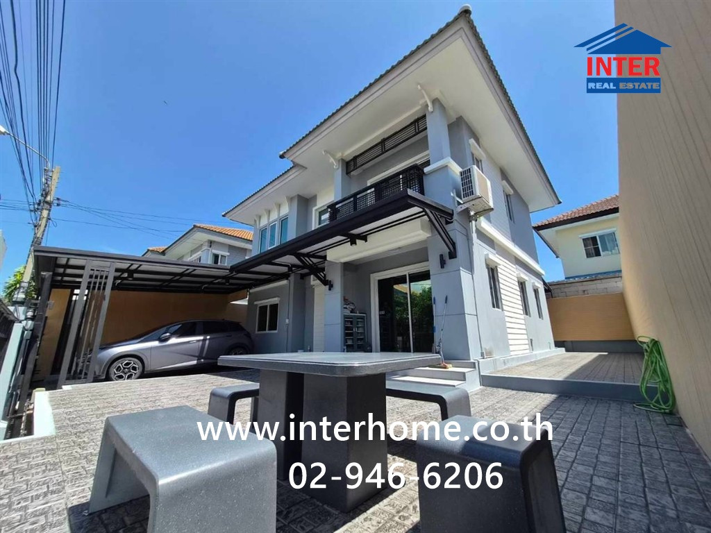บ้านเดี่ยว 2 ชั้น 50.6 ตร.ว. หมู่บ้านพฤกษาวิลเลจ7 ประชาอุทิศ90 ใกล้สำนักงานขนส่งสาขาพระสมุทรเจดีย์ ซอยประชาสามัคคี พระสมุทรเจดีย์ สมุทรปราการ 