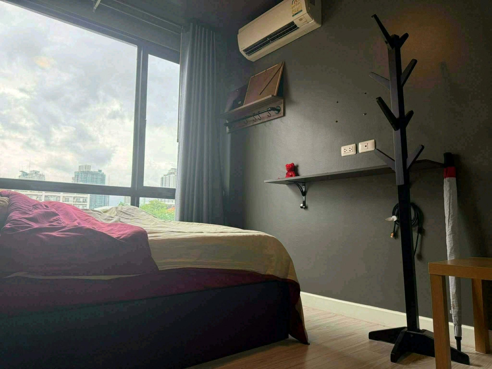 L STYLE CONDO | ห้วยขวาง  ✨ ห้องแต่งสวย โทนเทา อยู่สบาย เฟอร์ครบพร้อมเข้าอยู่! 💰 เช่าเพียง 12,000 บาท/เดือน 🚝 ทำเลห้วยขวาง เดินทางเข้าเมืองสะดวก ใกล้ MRT ห้วยขวาง – รูปที่ 2